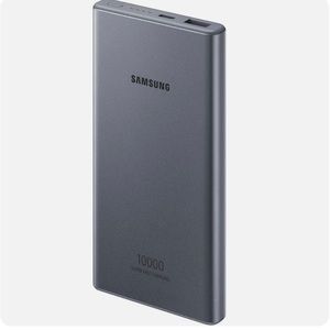 10,000 mAh Portable Battery with Micro USB Cable, Grey